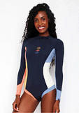 Rip Curl Melting Waves UPF UV Surf Suit - Navy