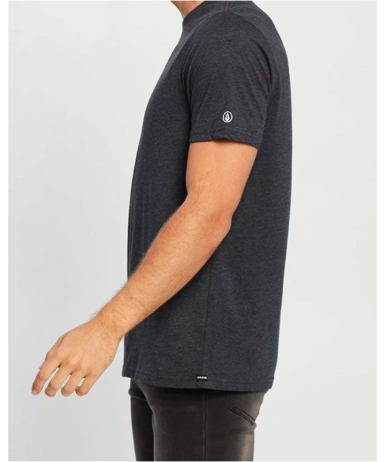 Volcom Solid S/S Tee - Charcoal Heather