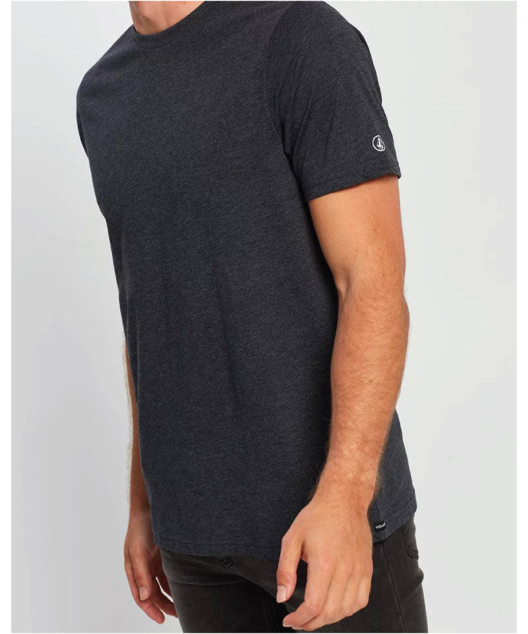 Volcom Solid S/S Tee - Charcoal Heather