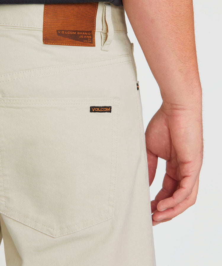 Volcom Solver Lite 5 Pocket Mens Short - Stone