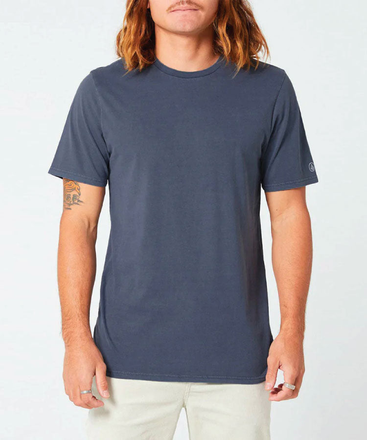 Volcom Aus Wash Short Sleeve Tee - Navy