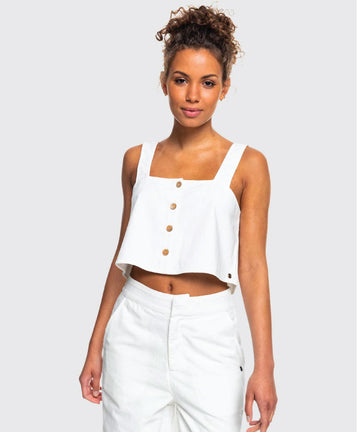 Roxy Together Sunset Top - Snow White