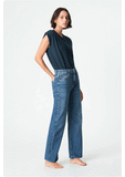 Mavi Womens Victoria - Mid Brushed Organic Blue