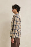 Rhythm Oscar Check LS Shirt - Stone