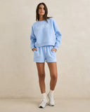 Rhythm Slouchy Crew Neck Fleece - Sky