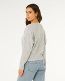 Rip Curl Emily Womens Sweater - Light Grey Marle