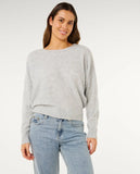 Rip Curl Emily Womens Sweater - Light Grey Marle
