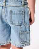 Rip Curl  Hyped Up Boys Denim Shorts - Washed Blue