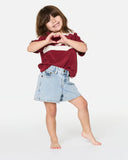 Rip Curl Tabby Girls Denim Shorts - Vintage Blue