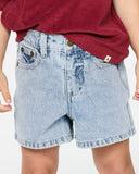 Rip Curl Tabby Girls Denim Shorts - Vintage Blue