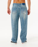 Rip Curl Inner Visions Denim Mens Pants - Light Dirty Blue