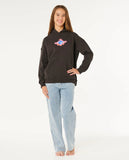Rip Curl Sunshine Squad Girls Hood - Washed Black