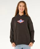 Rip Curl Sunshine Squad Girls Hood - Washed Black