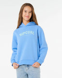 Rip Curl Staple Varsity Girls Hood - Cornflower Blue