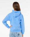 Rip Curl Staple Varsity Girls Hood - Cornflower Blue