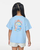 Rip Curl Surf Magic Art Girls Tee - Sky Blue