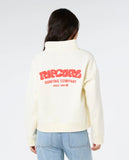 Rip Curl Surf Puff 1/4 Zip - Cayenne