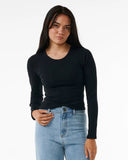 Rip Curl Classic Ribbed L/S Tee - Black