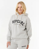 Rip Curl Varsity Hoodie - Grey Marle/Black