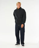 Rip Curl Premium Surf 1/4 Zip Crew - Black