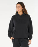 Rip Curl Varsity Sports Oversized Hood - Black