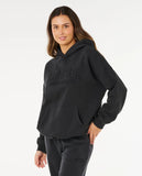 Rip Curl Varsity Sports Oversized Hood - Black