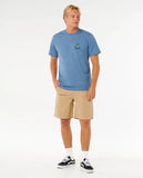Rip Curl Vaporcool Search Stack Tee - Bluefin
