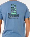 Rip Curl Vaporcool Search Stack Tee - Bluefin