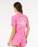 Rip Curl Surf Puff Party Pack Relaxed Womens Tee - Super Pink
