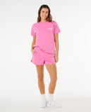 Rip Curl Surf Puff Party Pack Relaxed Womens Tee - Super Pink