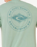 Rip Curl Mens Staple Tee - Aloe