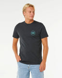 Rip Curl Mens Staple Tee - Washed Black