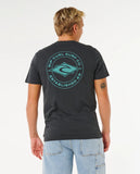 Rip Curl Mens Staple Tee - Washed Black