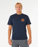 Rip Curl Mens Pacific Rinse Circle Tee - Dark Navy