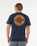 Rip Curl Mens Pacific Rinse Circle Tee - Dark Navy