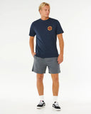 Rip Curl Mens Pacific Rinse Circle Tee - Dark Navy