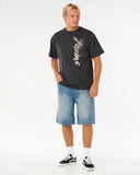 Rip Curl Medina Inner Visions Mens Tee - Washed Black