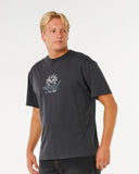 Rip Curl Inner Visions Rotten Sun Mens Tee - Washed Black