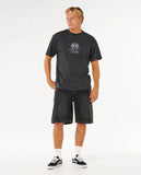 Rip Curl Inner Visions Rotten Sun Mens Tee - Washed Black