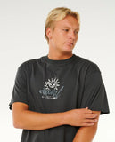 Rip Curl Inner Visions Rotten Sun Mens Tee - Washed Black