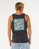 Rip Curl Mens Trad Tank - Washed Black