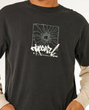 Rip Curl Inner Visions Smashed Long Sleeve Mens Tee - Washed Black