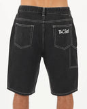 T&C Stringer Denim Short - Washed Black
