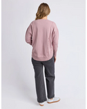 Foxwood Osbourne Womens Crew Sweatshirt - Woodrose