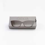 Okkia Claudia Big Cat Eye Sunglasses - Black
