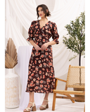 Seeking Lola Opportunity Dress - Nutmeg Glow