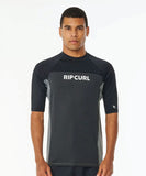 Rip Curl Drive UPF S/S Rashie - Black