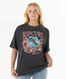 Rip Curl Summer Classic Heritage Tee - Washed Black