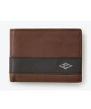 Rip Curl Diamond RFID Slim Wallet - Brown/Tan