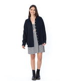 Sisstrevolution South Beach Woven LS Top - Black